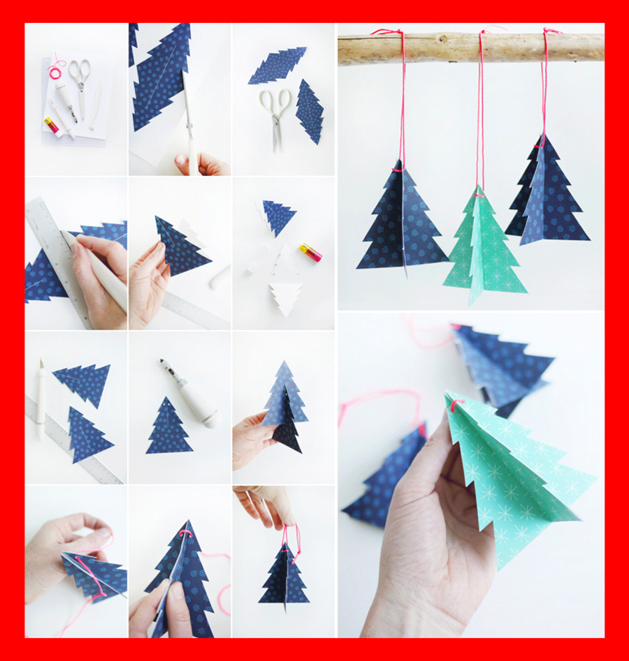 Новогодние поделки из бумаги