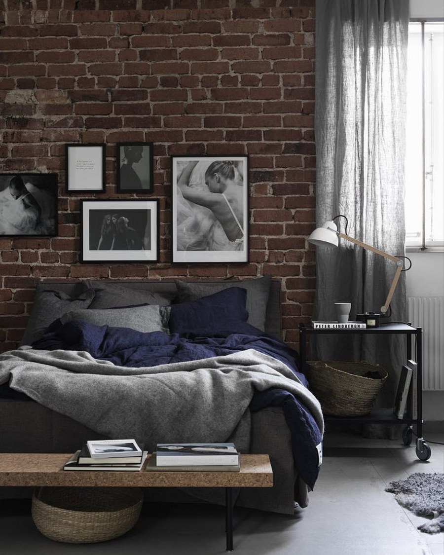 Спальня лофт