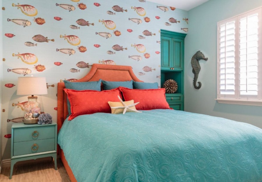 Детская в цвете морской волны