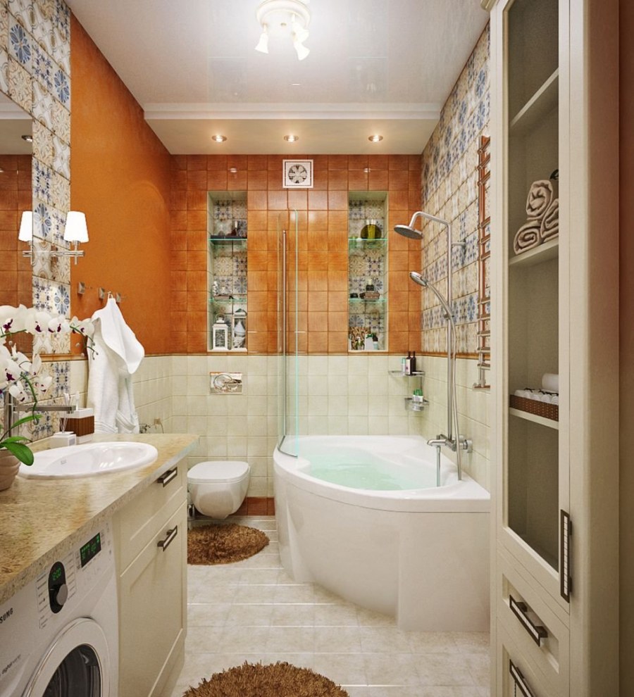 Уютная ванная комната