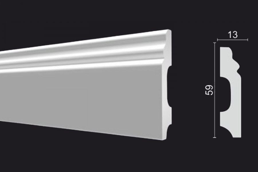 Плинтус Decor-dizayn dd004