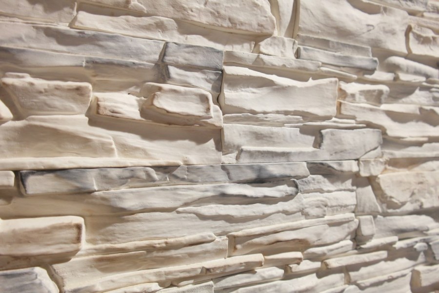 Гипсовый камень «сланец мелкорельефный».