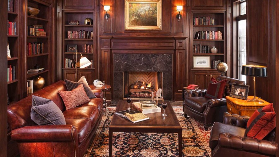 Гостиная в английском стиле