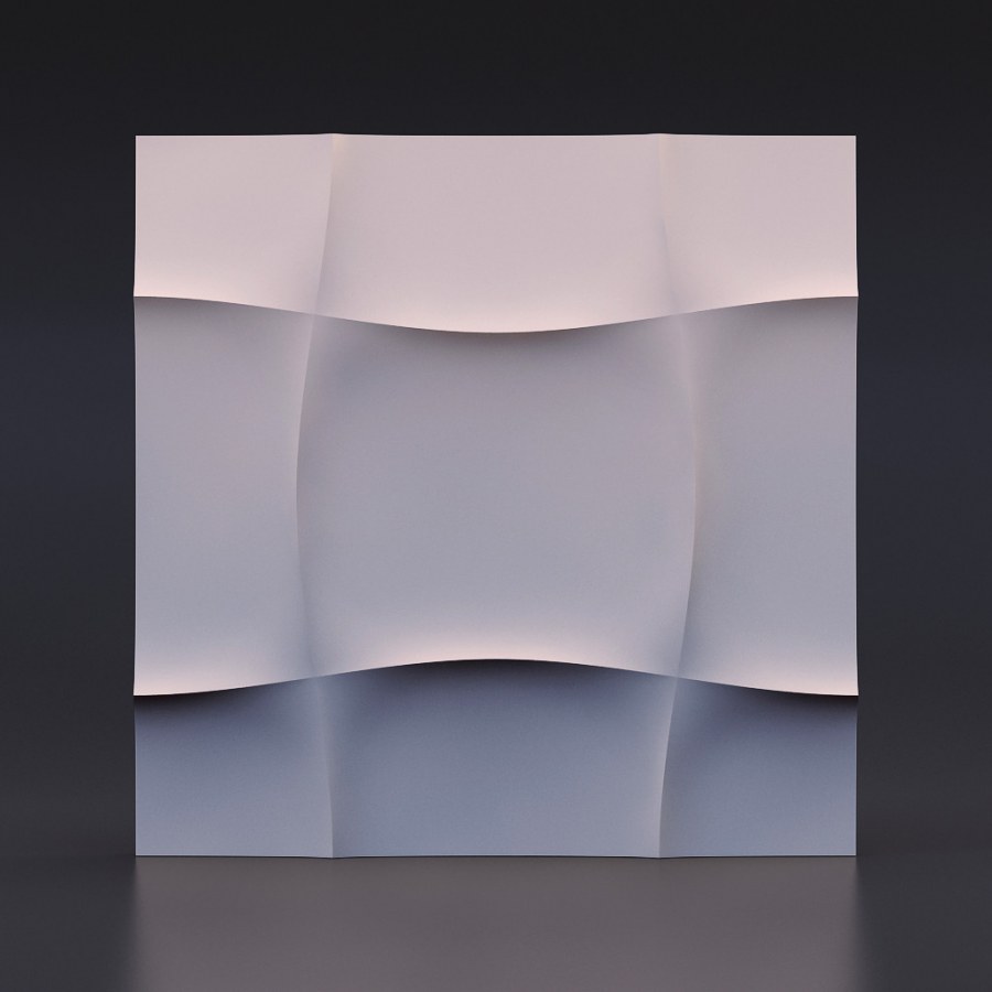 Гипсовая 3d панель "Квадро"