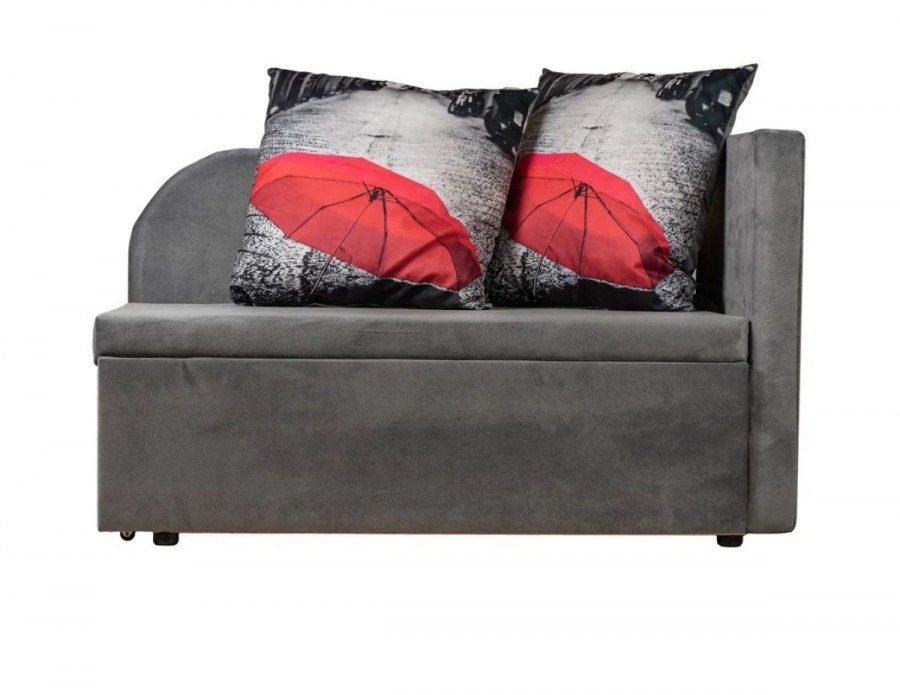 Кушетка Леон серая