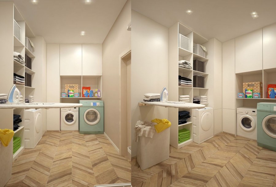 Прачечная в гардеробной