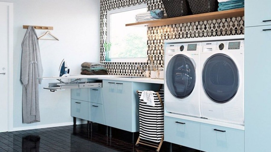 Постирочная в скандинавском стиле