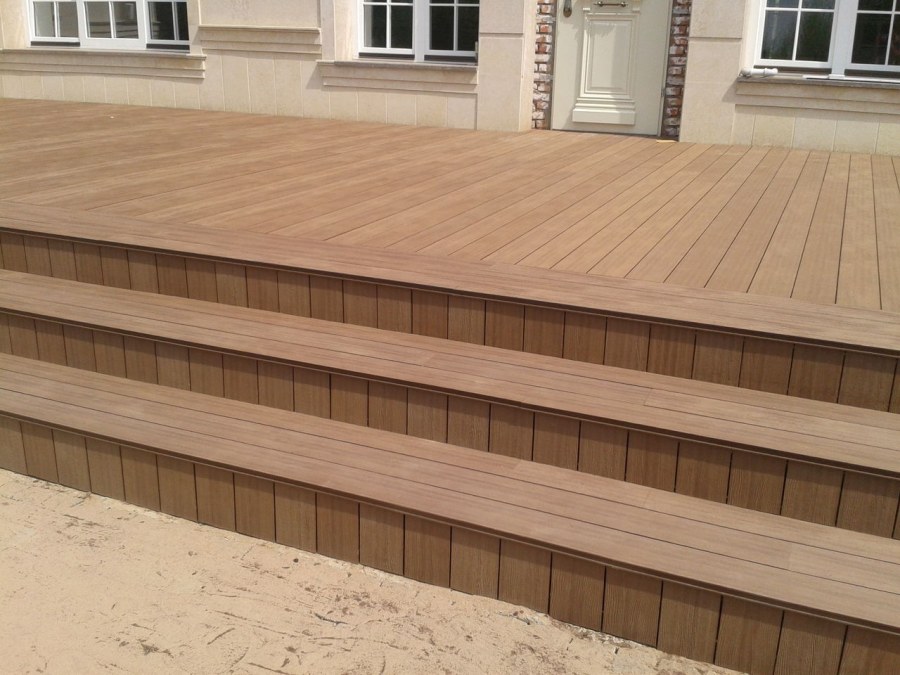 Доска террасная композит (лиственница)