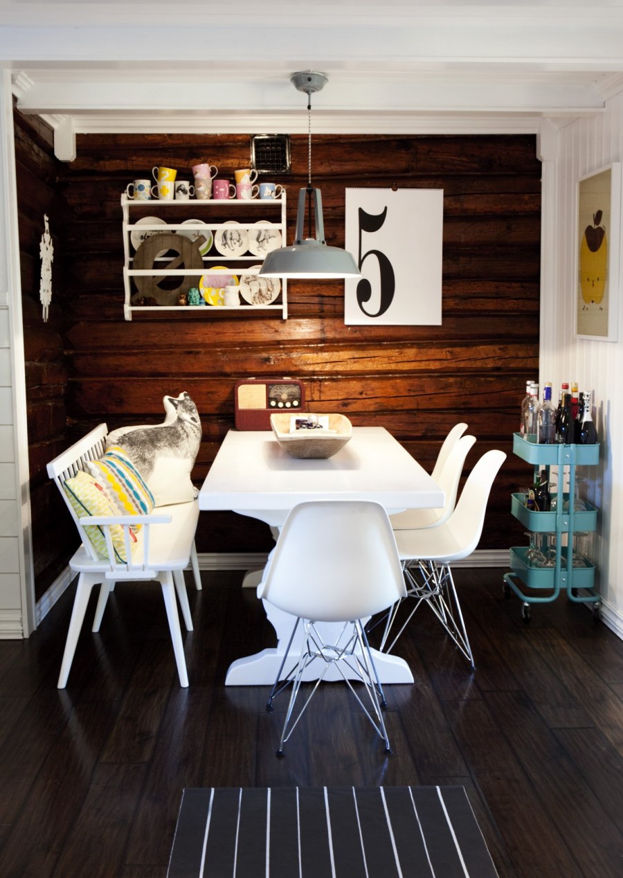 Норвежский интерьер кухни