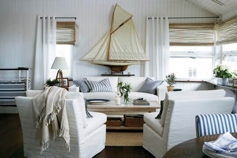 Шторы в норвежском стиле