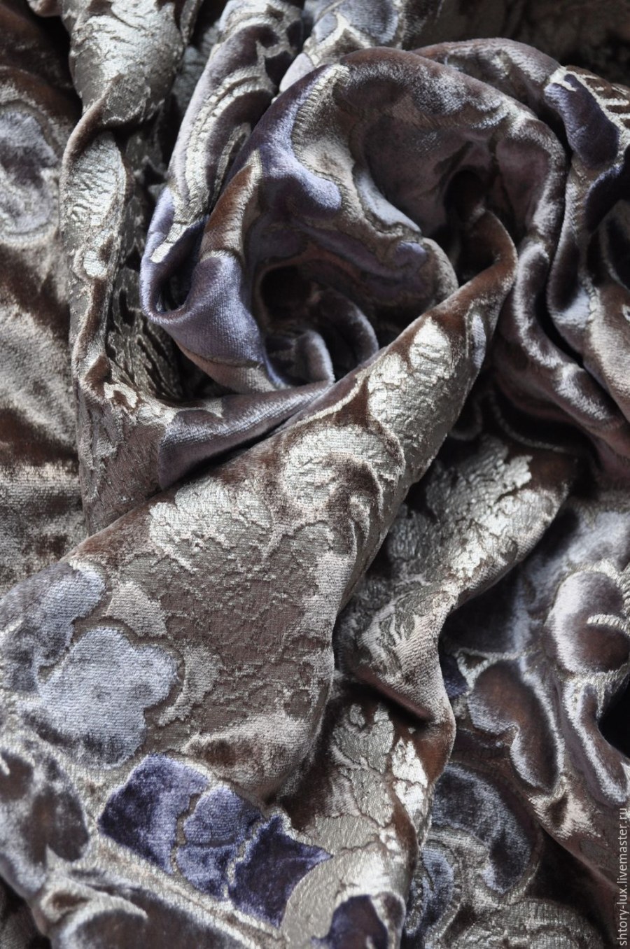 Штора бархат moss6284