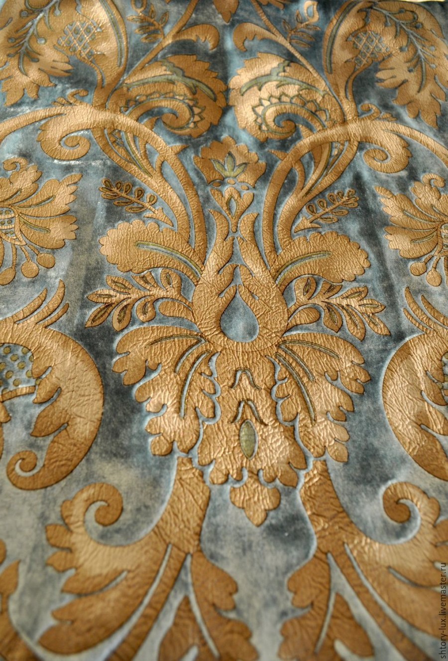 Albert Guegain бархат Grey Orange