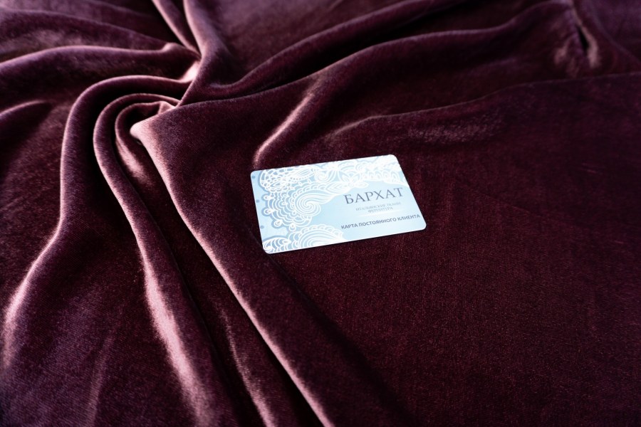 Принтованный бархат