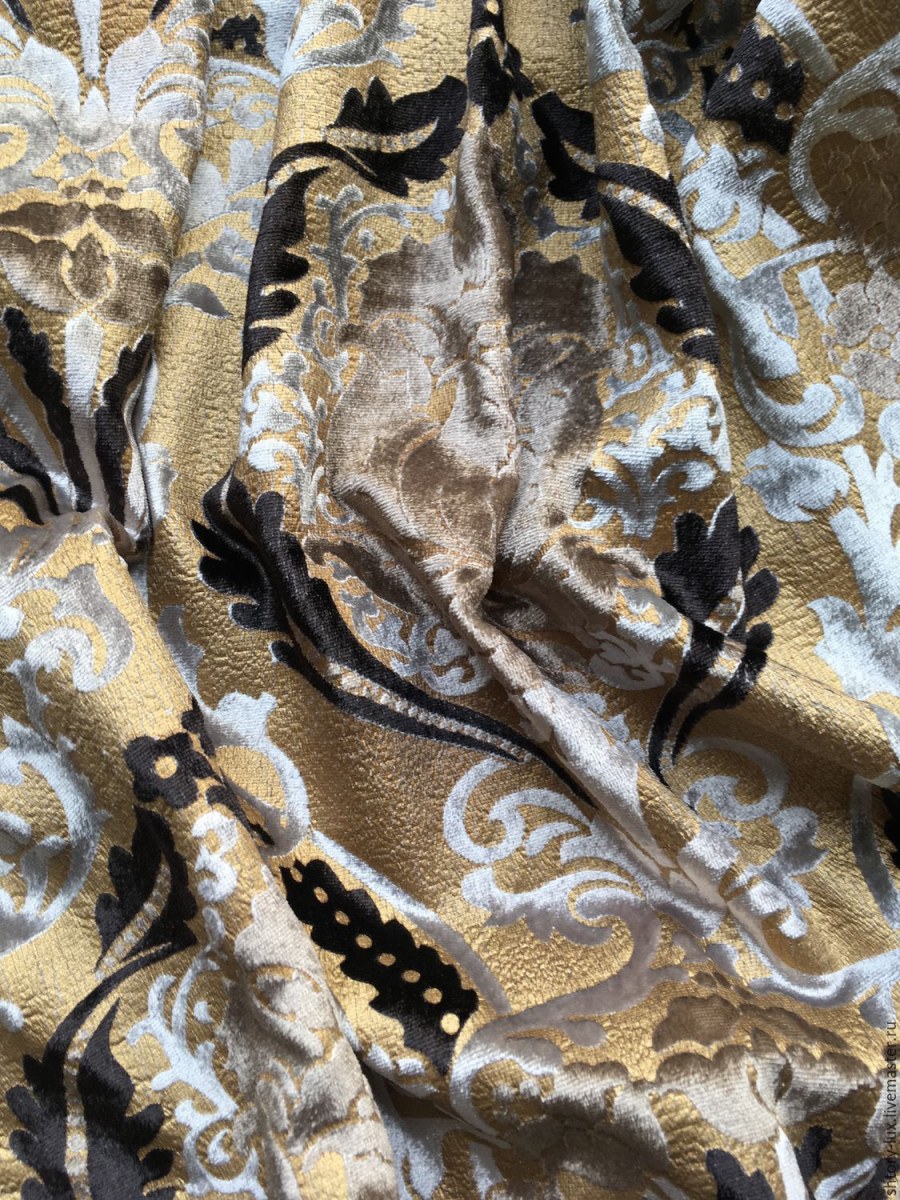 Ткань бархат Деворе