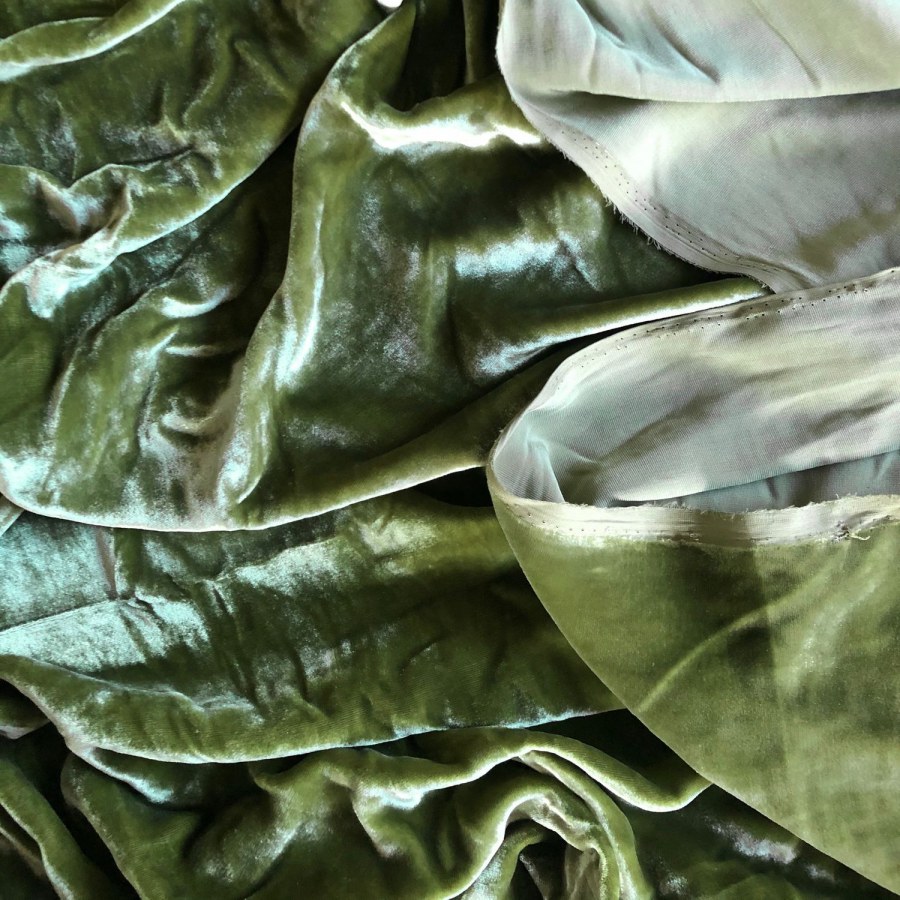 Ткань панбархат на шифоновой основе