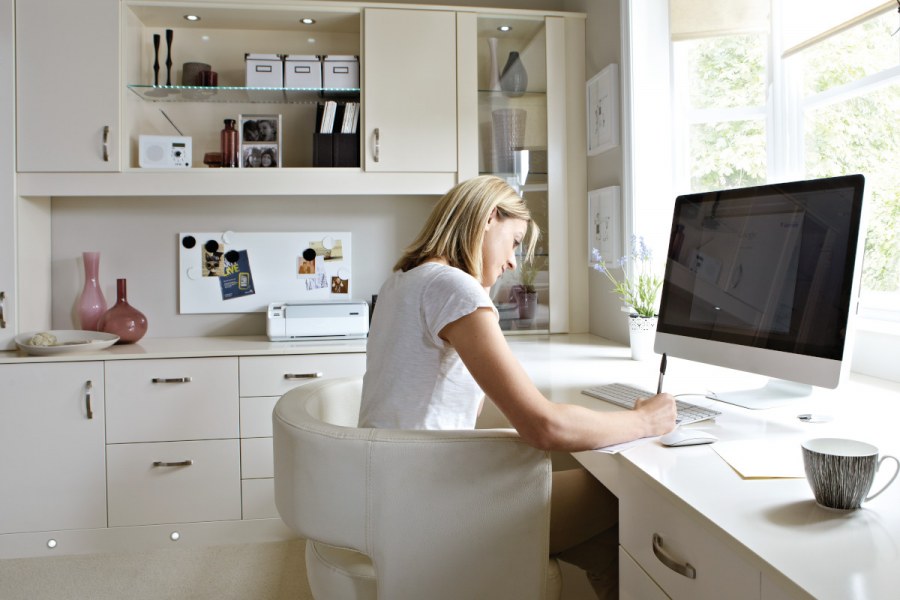 Рабочее место девушки