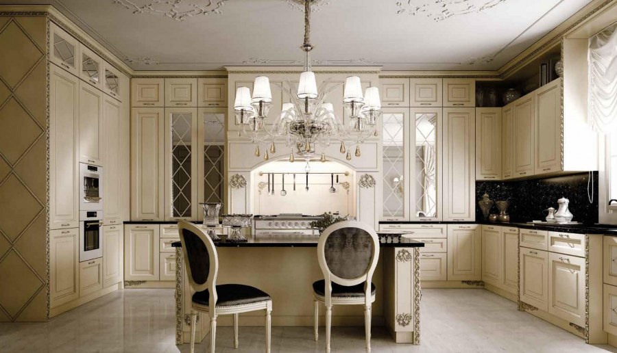 Дорогая итальянская кухня в стиле арт деко