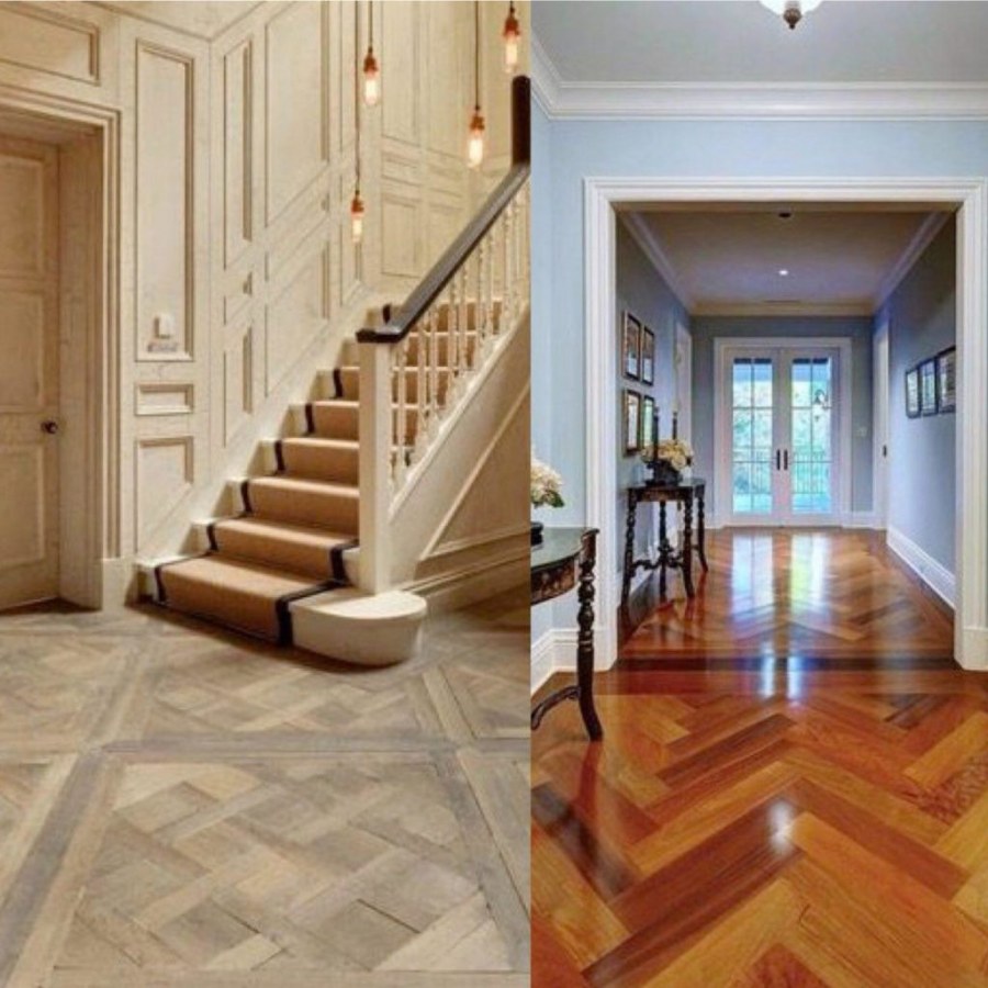 Раскладка паркета в интерьере