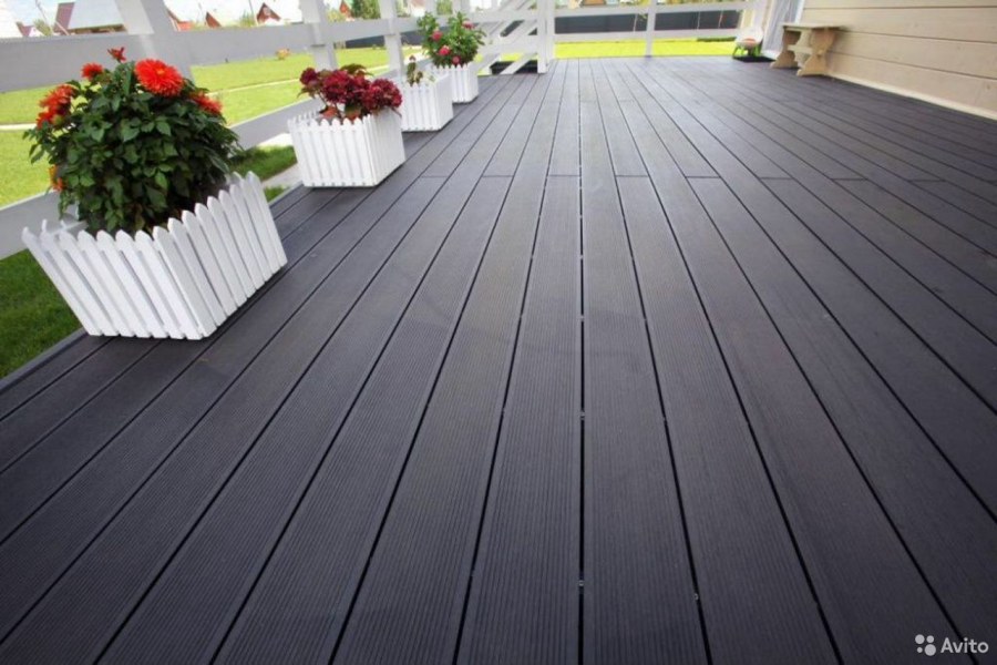 Террасная доска Decking-DPK вельвет шоколад (140*20*3000мм)