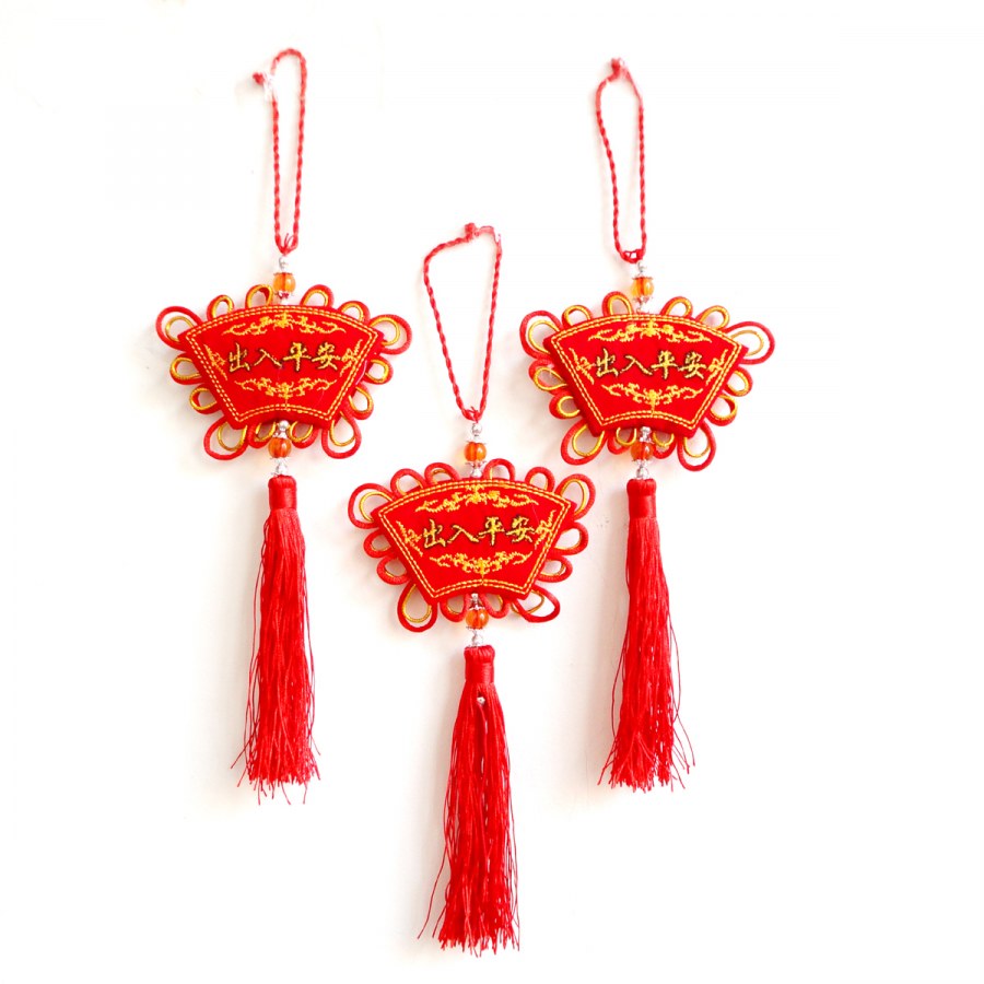 Новогодние украшения в китайском стиле