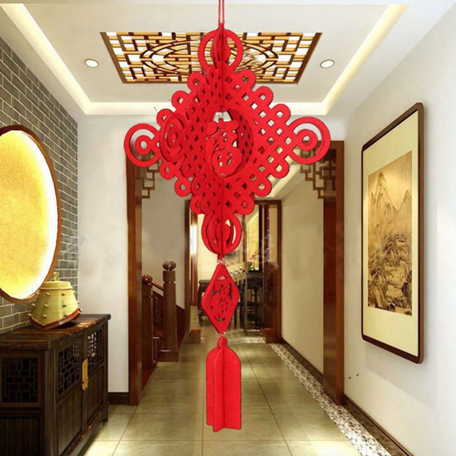 Фонарик китайский красный