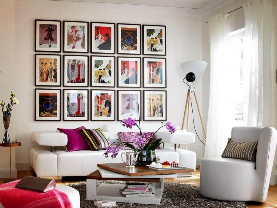 Необычный декор стен