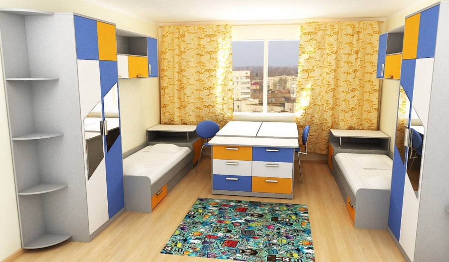 Мебель для двух мальчиков