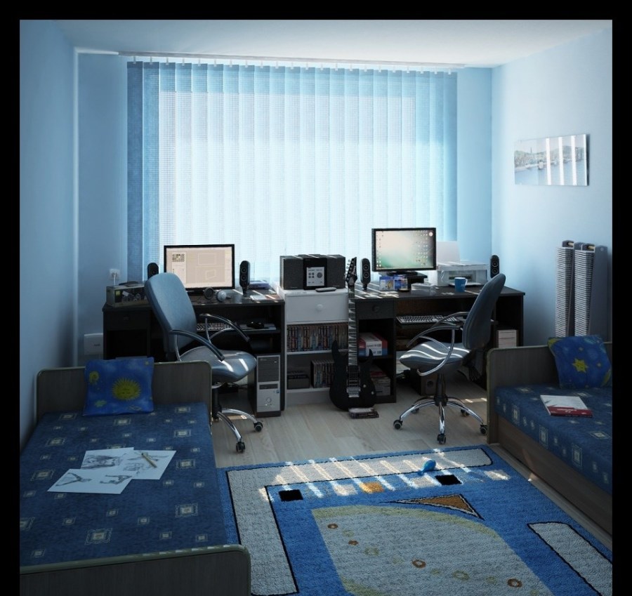 Комната 12 кв м для двух разнополых подростков