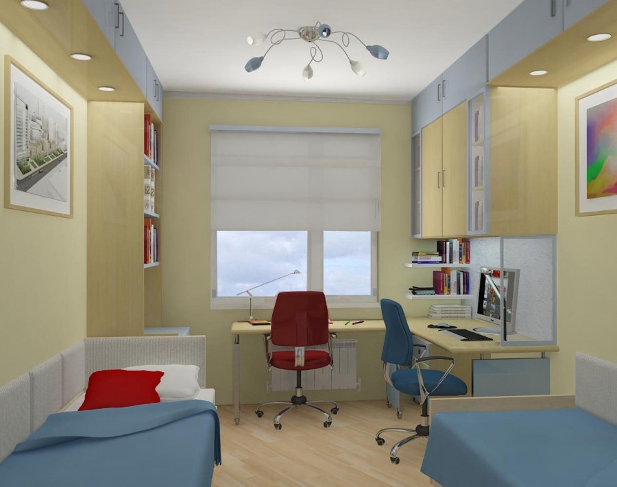 Комната для двух мальчиков школьников