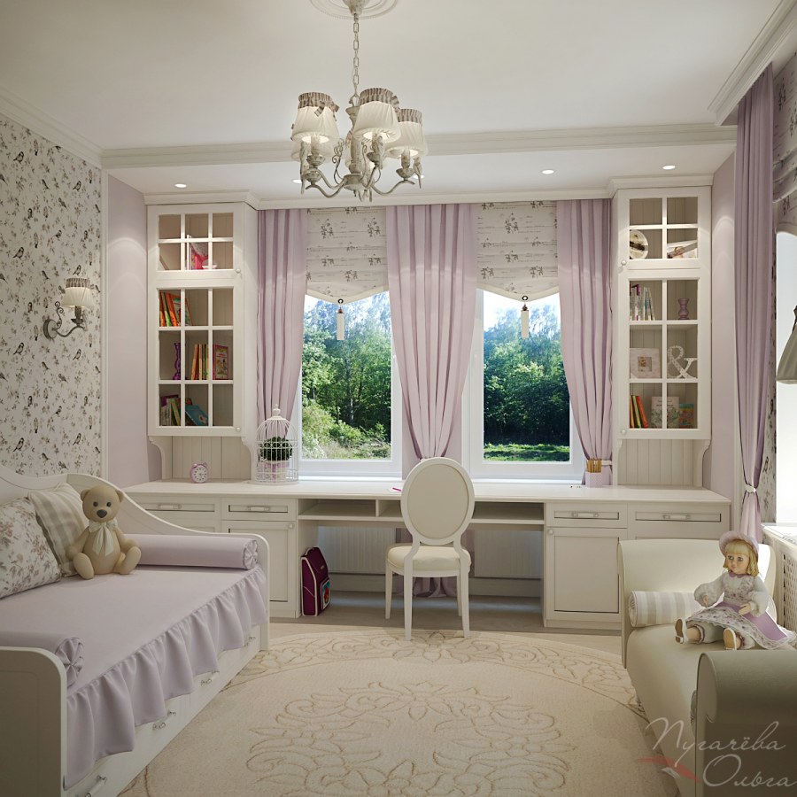Комната для двух девочек в стиле Прованс