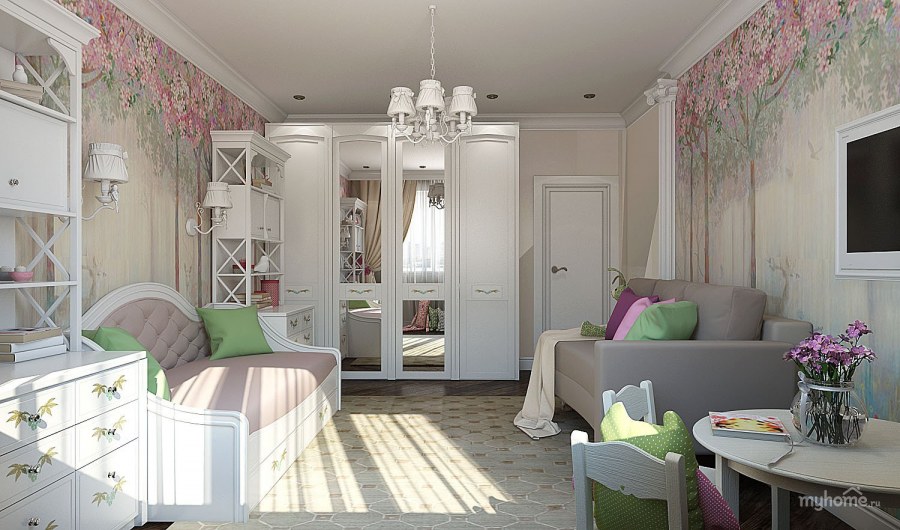 Детская спальня в стиле Прованс