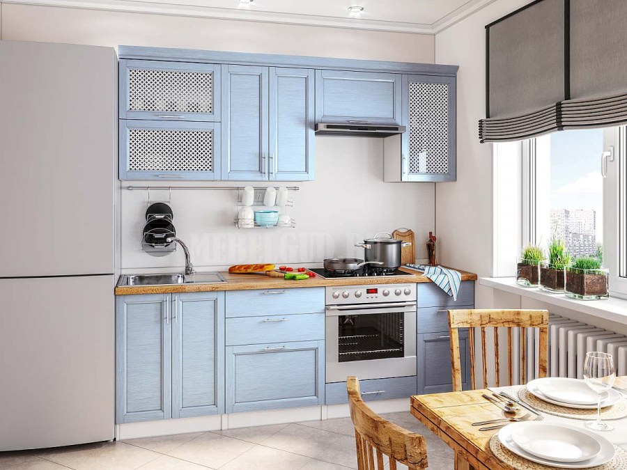 Кухня Сканди-02 Grey Softwood