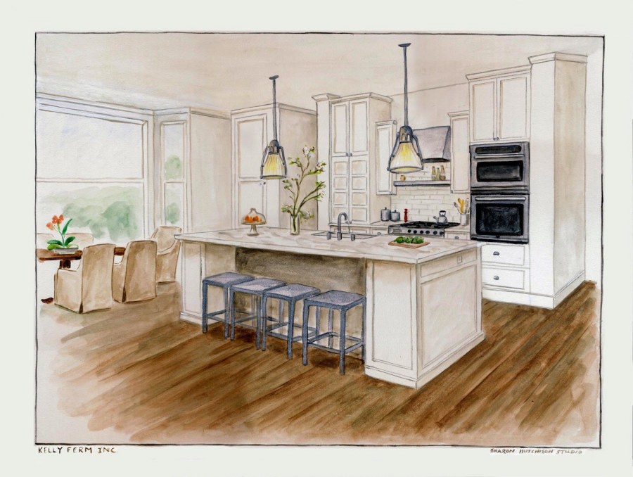 Кухня набросок