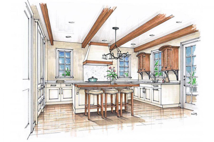 Эскизный проект интерьера