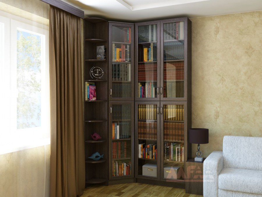 Шкаф библиотека Милан