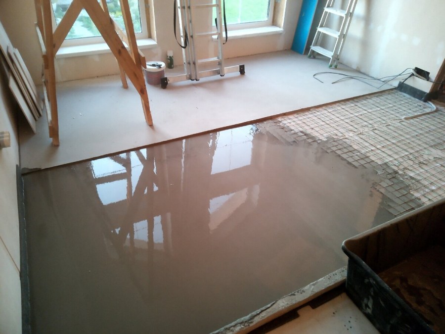 Самовыравнивающийся наливной пол