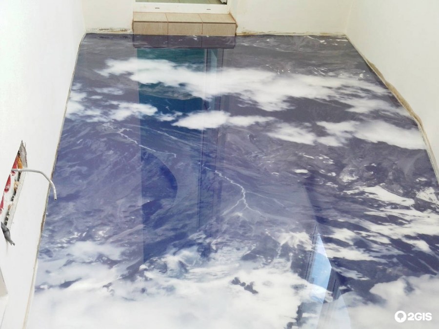 Самонивелирующийся наливной пол 3д