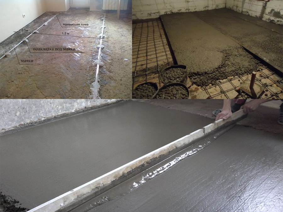 Наливной пол в квартире под ключ