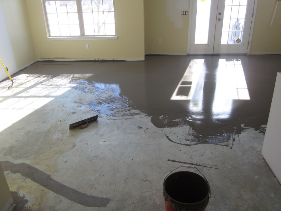 Самонивелирующийся наливной пол