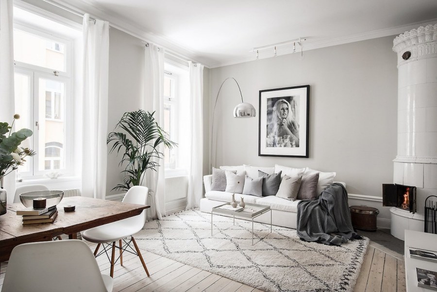 Белый интерьер