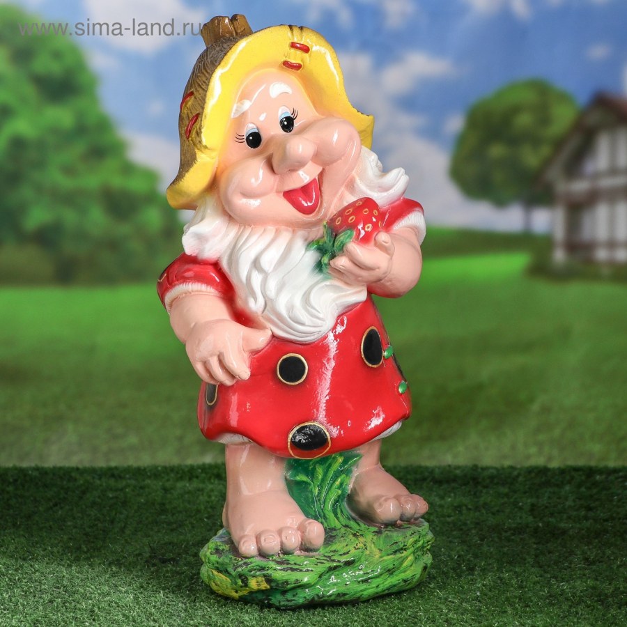 Фигура Садовая Гном девочка 1523484