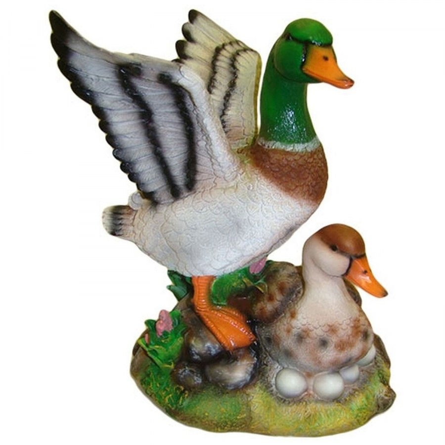 Утка с селезнем l24w26h26 см (полистоун)