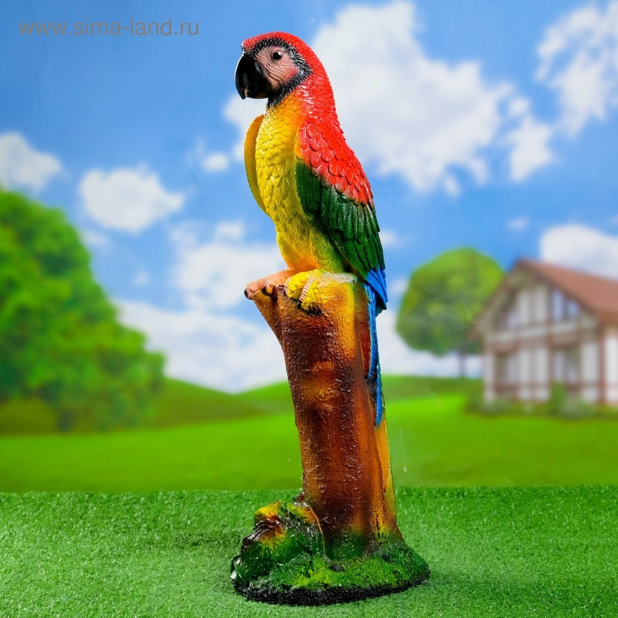 Садовые фигуры попугай