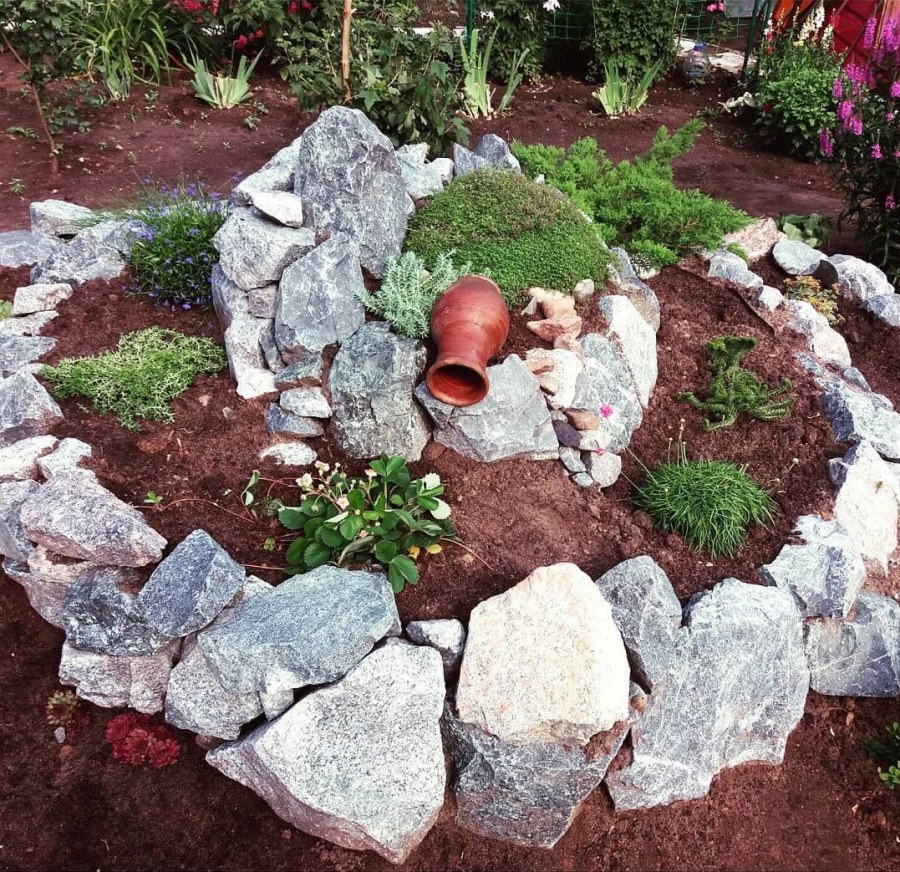 Ландшафтный рокарий Каскад ручьев