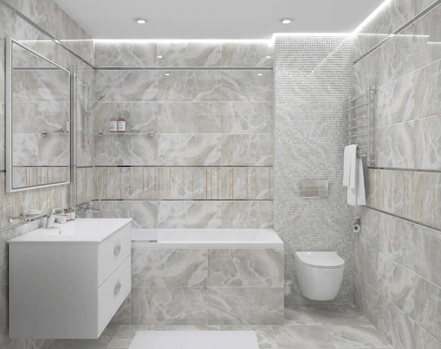 Плитка laparet Atlantic White