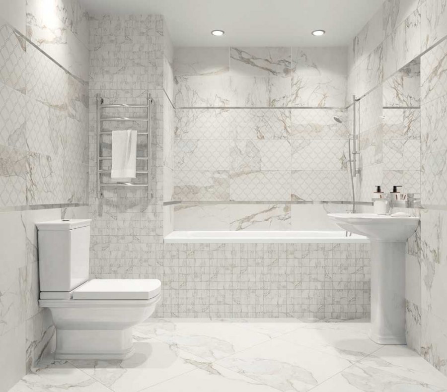 Керамогранит k-1000/LR Marble trend Carrara 30*60, Kerranova