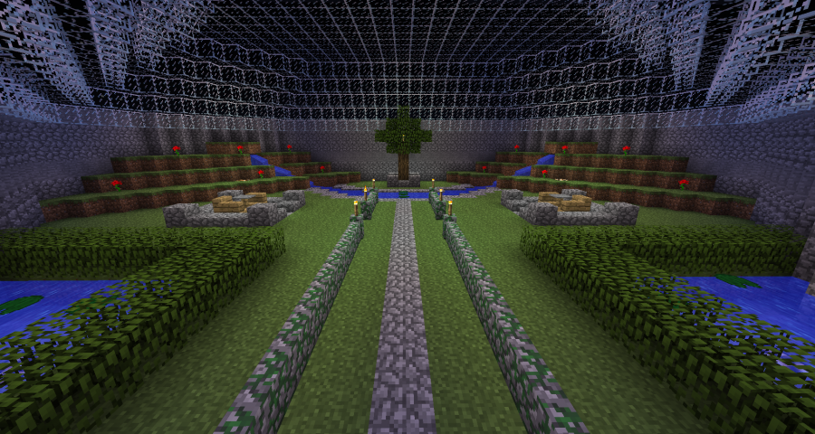 Сад майнкрафт