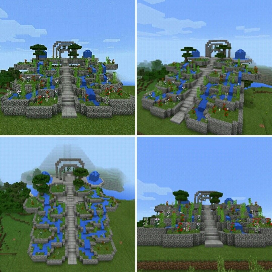 Сад в МАЙНКРАФТЕ