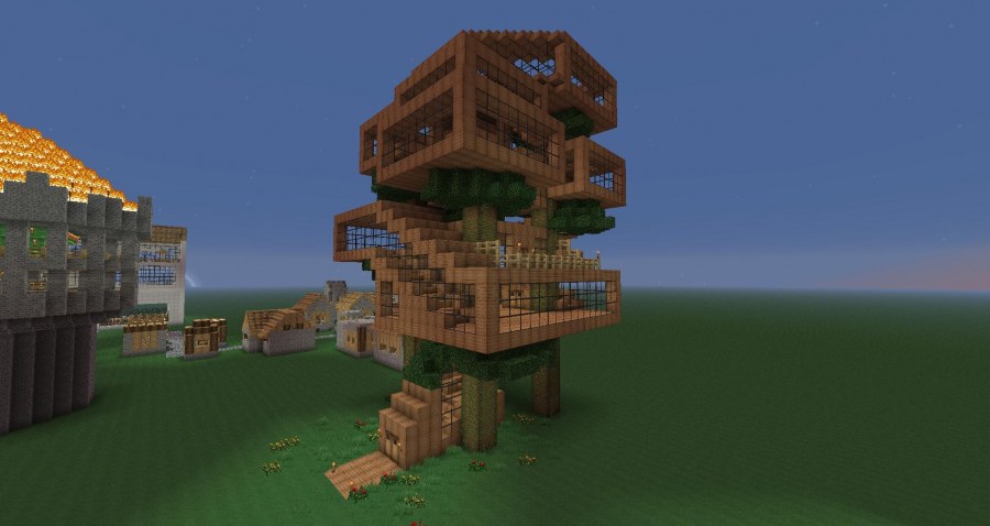 Цветник в МАЙНКРАФТЕ постройка