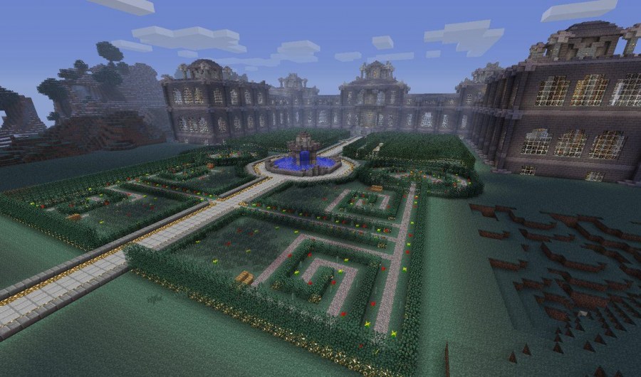 Сад в МАЙНКРАФТЕ